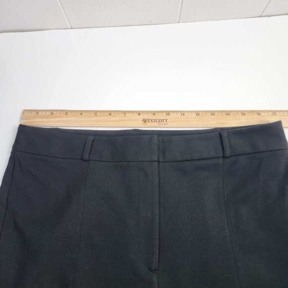 J. McLaughlin Black Straight Leg Slit Ankle Pants Trouser Size 12 - Picture 11 of 16